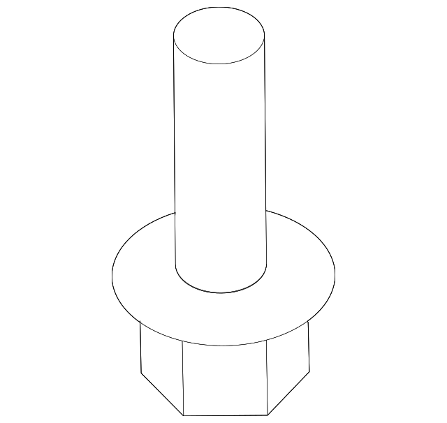 12441-05203 Деталь BUMPER COVER SCREW, RIGHT