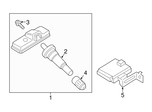 Sonata TIRE PRESSURE MONITOR COMPONENTS