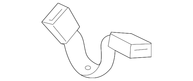 7000B450XA Деталь BUCKLE END, RIGHT