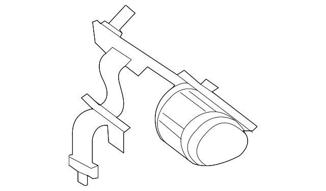 7000C295XA Деталь CENTER SEAT BELT