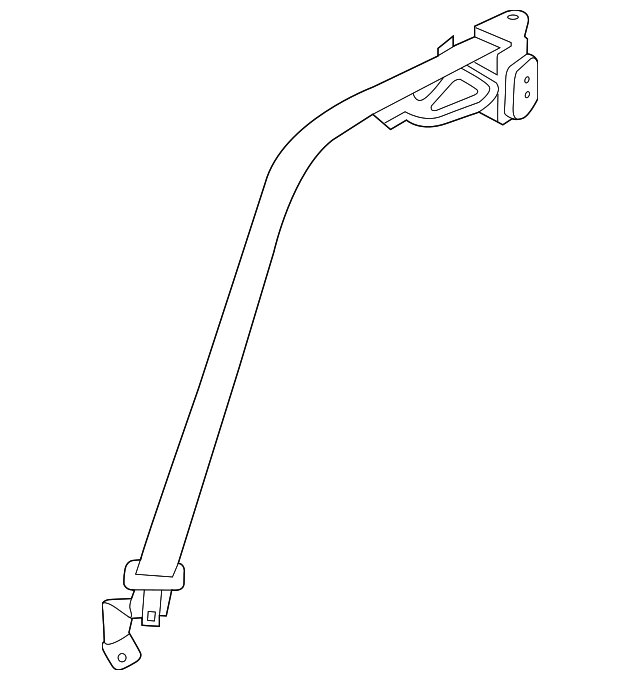 7000B670XA Деталь OUTER BELT, RIGHT