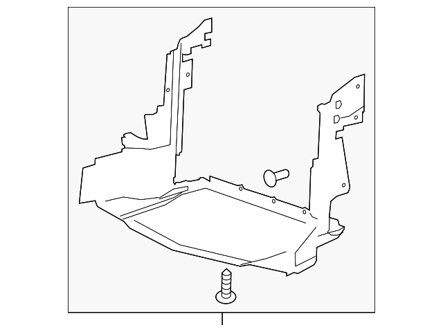 22820152 LOWER BAFFLE