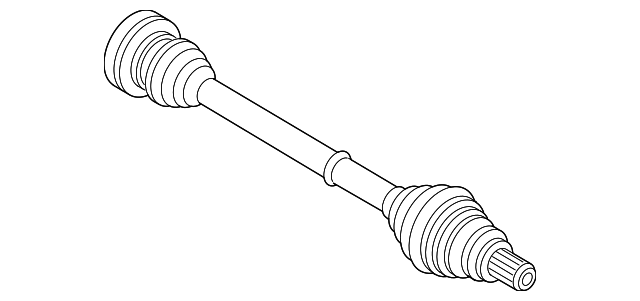 1K0-407-271-AT Деталь AXLE ASSY, LEFT