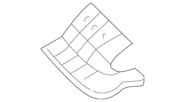 65571-2D000 Деталь GUSSET, LEFT