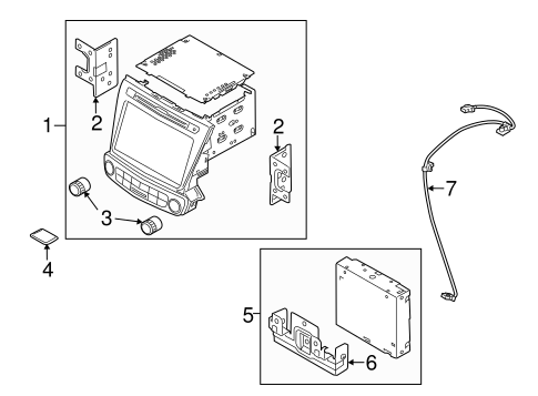 Sorento NAVIGATION SYSTEM COMPONENTS
