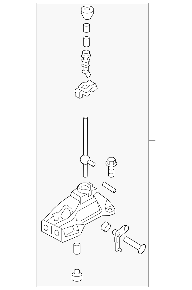 43700-2T010VA Деталь SHIFTER ASSY