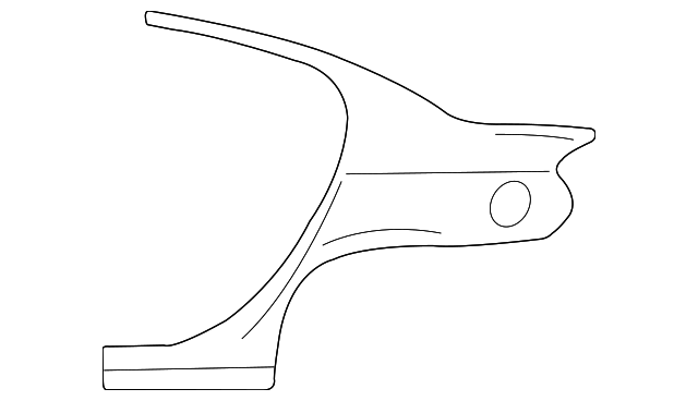 5012861AF Деталь QUARTER PANEL, LEFT