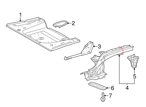 iQ REAR FLOOR & RAILS