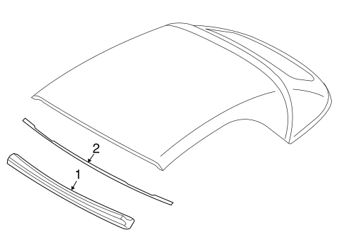 135is WINDSHIELD HEADER & COMPONENTS