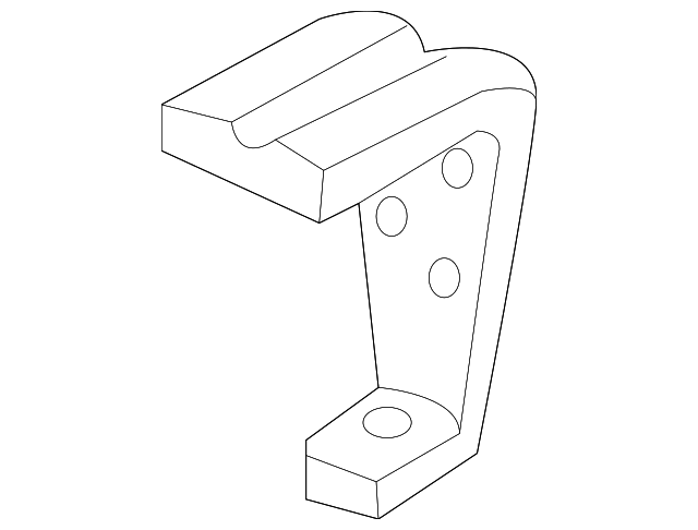 15669125 Деталь BUMPER BRACKET, RIGHT