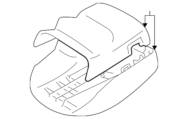 45286-20951-C0 Деталь COLUMN COVER