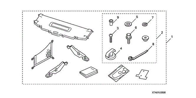 ACCESSORIES/CARGO MANAGEMENT for 2010 Honda ACCORD SEDAN #1