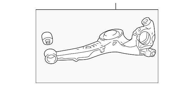 48720-42030 Деталь TRAILING ARM, LEFT