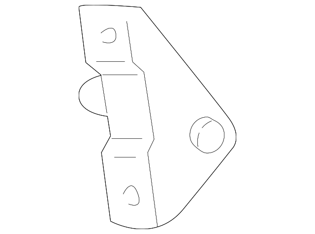 48506-42020 Деталь SHOCK BRACKET, LEFT