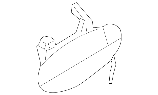 96410236 Деталь HANDLE, OUTSIDE, LEFT