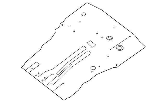 745143JA0A Деталь REAR FLOOR PAN