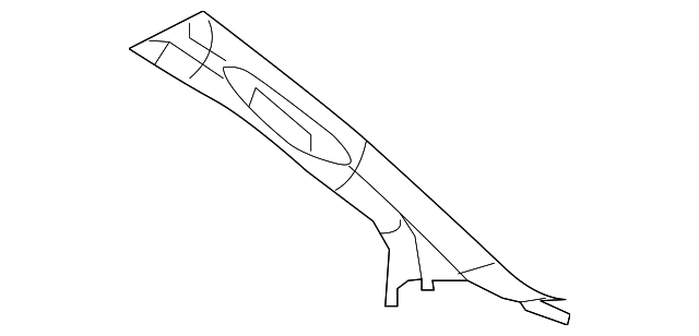 7B0-867-233-B-DW1 Деталь WNDSHLD PLR TRIM, LEFT