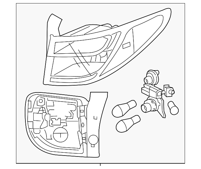 92402-B8050 Деталь TAIL LAMP ASSY, RIGHT