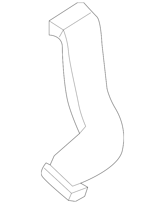 27831-1PB0A Деталь HEATER DUCT, LEFT