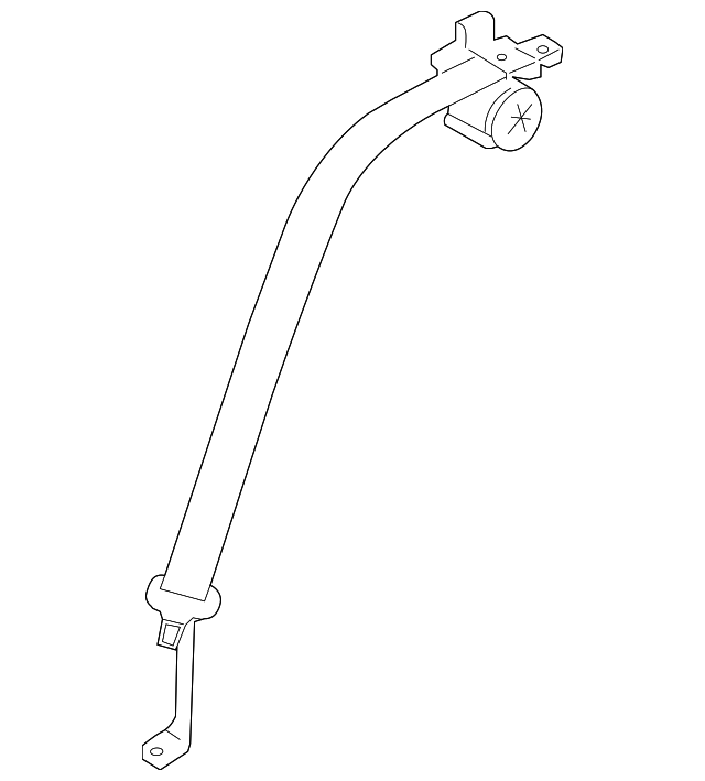 89810-A5500-RY Деталь BELT & RETRACTOR, LEFT
