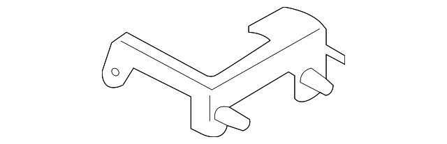89870-A5000 Деталь BELT & RETRACTOR MOUNT BRACKET, LEFT