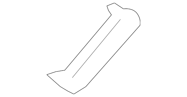 15805750 BUMPER COVER REINFORCEMENT, LEFT
