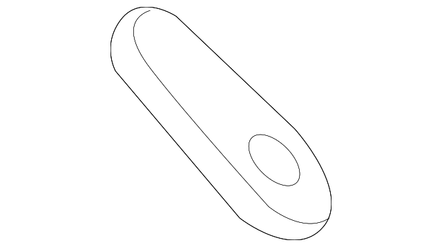 1Y0-871-412 Деталь STRUT PLATE, LEFT