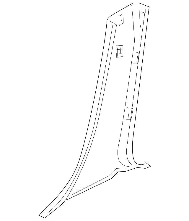 BP4K-68-220G-02 Деталь LWR CTR PLR TRIM, RIGHT