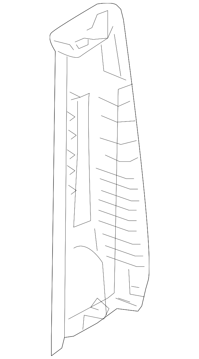 BP4L-68-210C-77 Деталь UPR CTR PLR TRIM, LEFT
