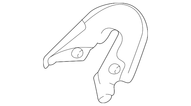 71876-35030-E0 Деталь RECLINE COVER, LEFT