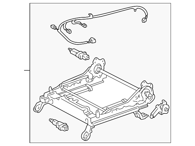 72020-35030 Деталь SEAT ADJUST ASSY