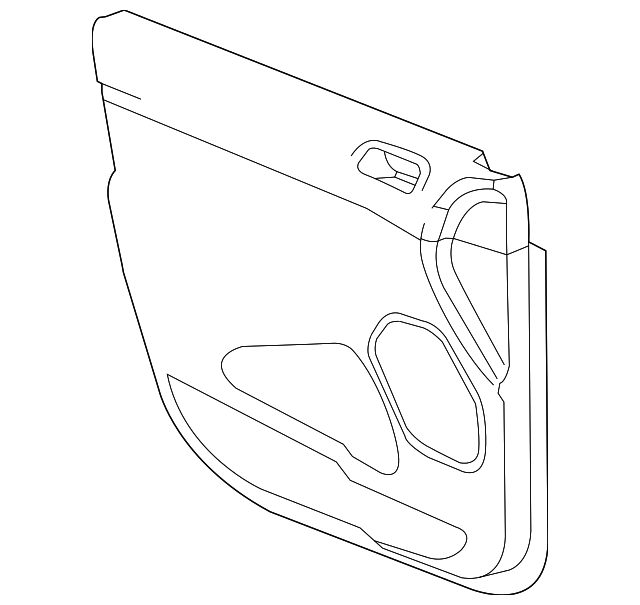 1GS641X9AK Деталь DOOR TRIM PANEL, RIGHT