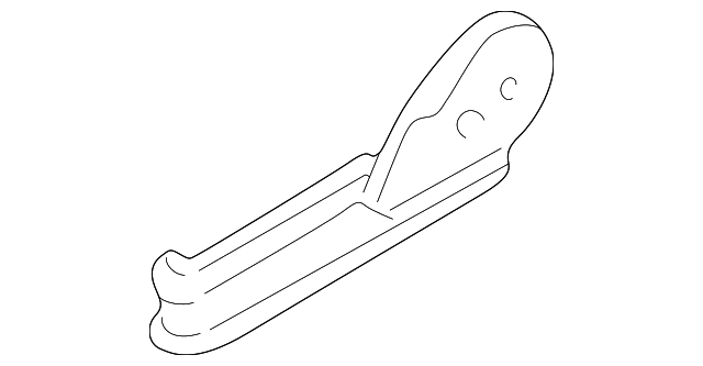 B25D881G105 Деталь SIDE COVER, LEFT