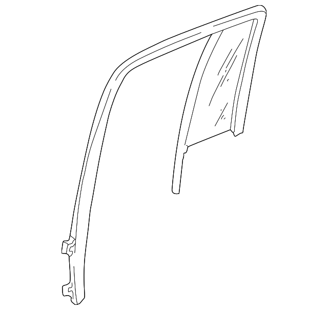 55360960AD Деталь FIXED GLASS, RIGHT