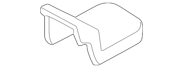 88566-25000-SX Деталь SEAT TRACK CAP, LEFT