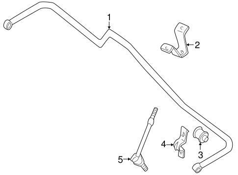 QX4 STABILIZER BAR & COMPONENTS