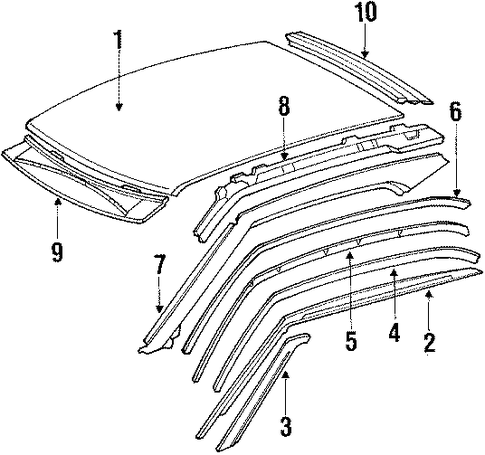 300CE ROOF & COMPONENTS