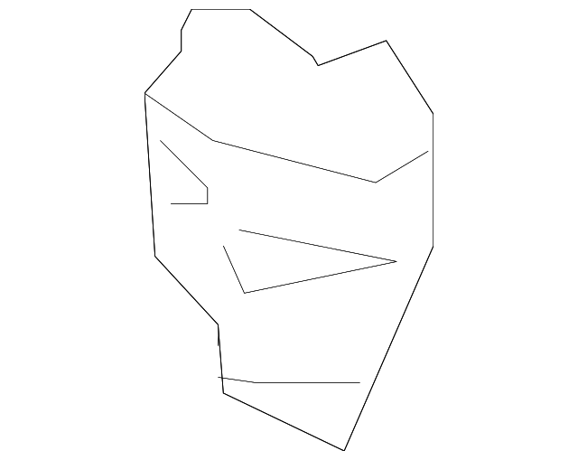 5101011AA Деталь ENERGY ABSORBER, LEFT