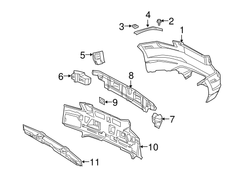 Crossfire BUMPER & COMPONENTS - REAR