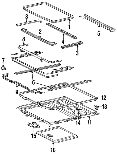 LS400 SUNROOF