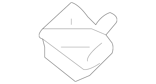 68014789AA Деталь REAR MOLDING CLIP, LEFT