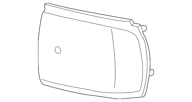 5977400 Деталь REFLECTOR, RIGHT