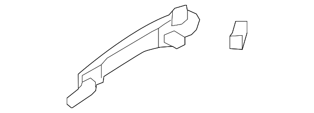 TD84-59-410G-88 Деталь HANDLE, OUTSIDE, LEFT
