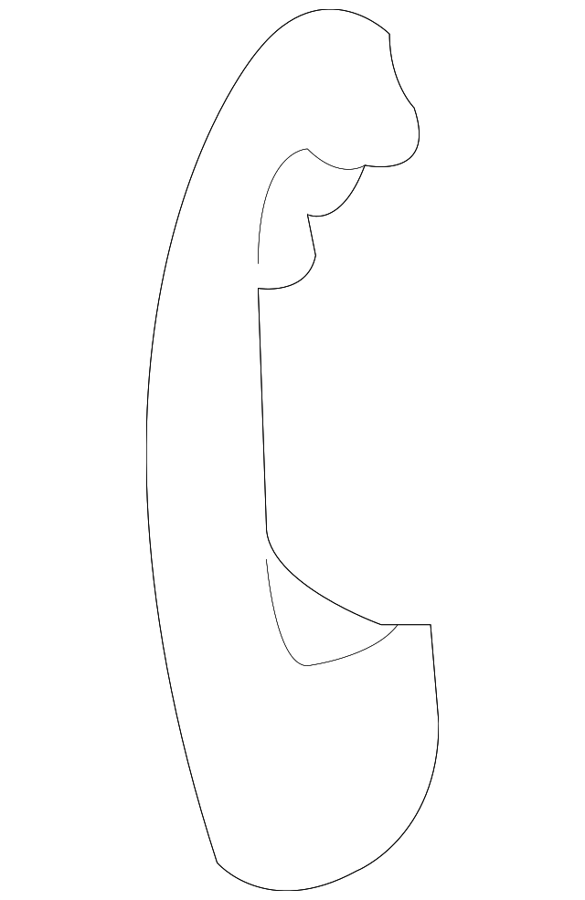 53285-52240 Деталь AIR SEAL, RIGHT