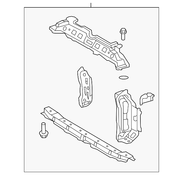 53201-52230 Деталь RADIATOR SUPPORT