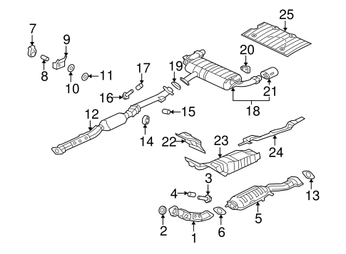 Lancer EXHAUST COMPONENTS