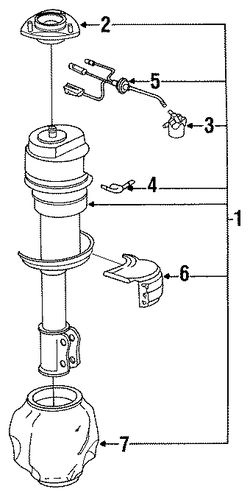 Legacy STRUTS & SUSPENSION COMPONENTS