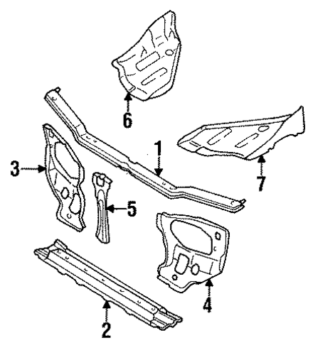 Legacy RADIATOR SUPPORT