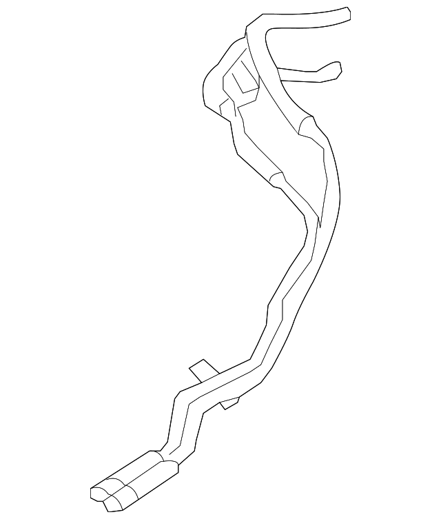 97540-4D201 Деталь FRONT PIPE