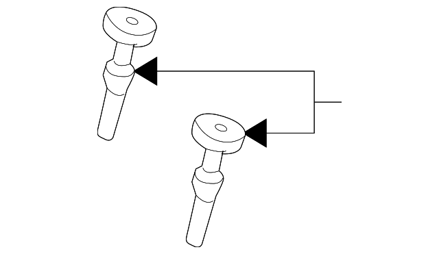 1BZ801D5AA Деталь HEADREST GUIDE, LEFT
